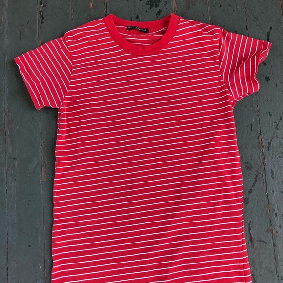Brandy Melville Tops - Brandy Melville red and white striped shirt